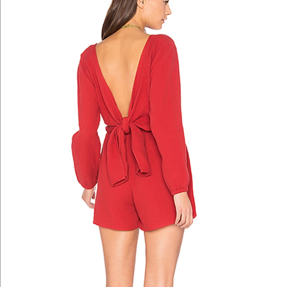 Red Romper! Worn once!